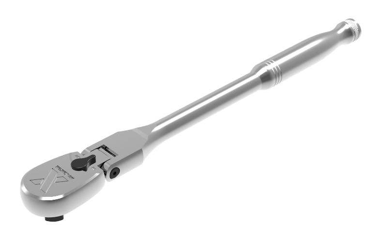 3/8-in Drive 90-Tooth Flex Ratchet, CRV, Chrome Plating, 11-in K0V5
