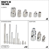 Extension Tool & Socket Accessory Set, 20-pc N8A4 - product image 2