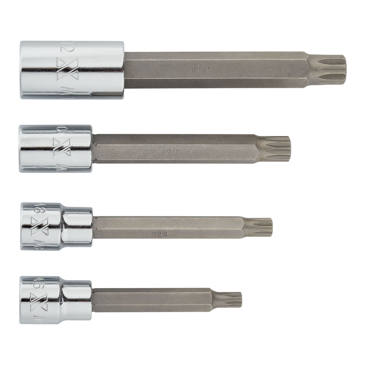 Extra Long Shank Triple Square Bit Socket Set, 4-pc P0N2 - product image 4