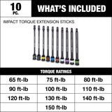 Impact Torque Extension Sticks, 10-pc Y1Y8 - product image 4