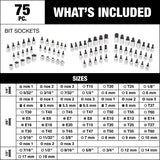 Professional Grade Bit Socket Set, 75-pc M5A2 - product image 6