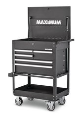 Rolling Mechanics Tool Cart with 5 Drawers, Black, 30-in K4L9 - product image 3
