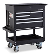 Rolling Mechanics Tool Cart with 5 Drawers, Black, 30-in K4L9 - product image 4