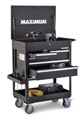Rolling Mechanics Tool Cart with 5 Drawers, Black, 30-in K4L9 - product image 7