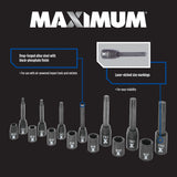 Torx & E-Torx Impact Bit Socket Set, 14-pc, SAE/Metric D3O4 - product image 2