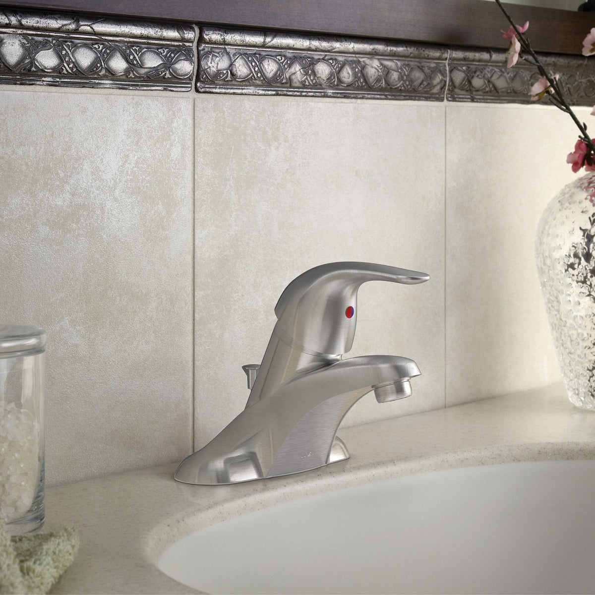 Adler Single Handle Bathroom Faucet, Spot Resist Brushed Nickel T6B8 - product image 6