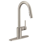 Align Single Handle Modern Pull Down Sprayer Kitchen Faucet with Reflex & Power Clean, Stainless Steel U2Y3 - product image 1