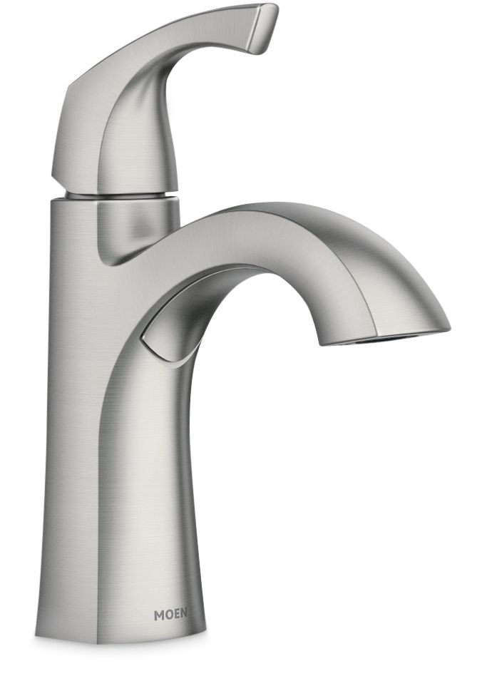 Lindor Single Handle Bathroom Faucet, Spot Resist Brushed Nickel X3M2