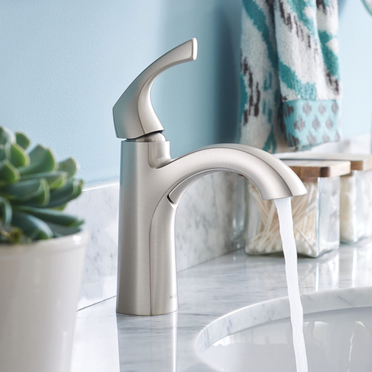 Lindor Single Handle Bathroom Faucet, Spot Resist Brushed Nickel X3M2 - product image 8