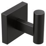 Triva Single Robe Hook, Matte Black B0P5 - product image 1
