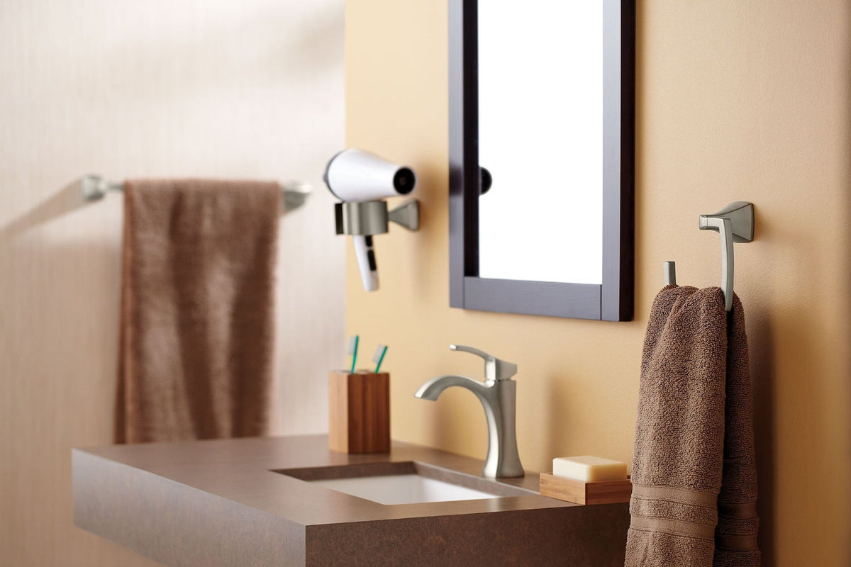 Voss Single Handle High Arc Single Hole Bathroom Sink Faucet, Brushed Nickel X7G6 - product image 3