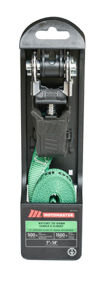 1,500-lb Endless Padded Ratchet Tie Down Strap, Weatherproof, 1-in x 14-ft O1F5 - product image 1