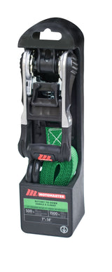1,500-lb Ratchet Tie Down Straps, with Padded Handle, 1-in x 14-ft G8N5 - product image 2