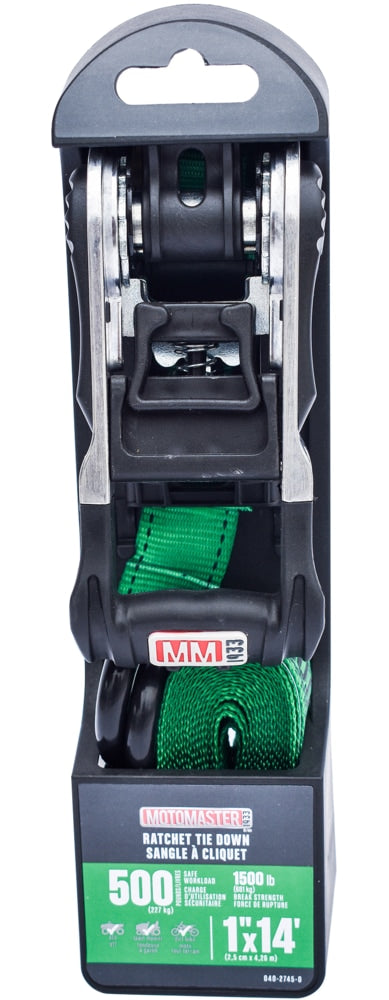1,500-lb Ratchet Tie Down Straps, with Padded Handle, 1-in x 14-ft G8N5 - product image 3