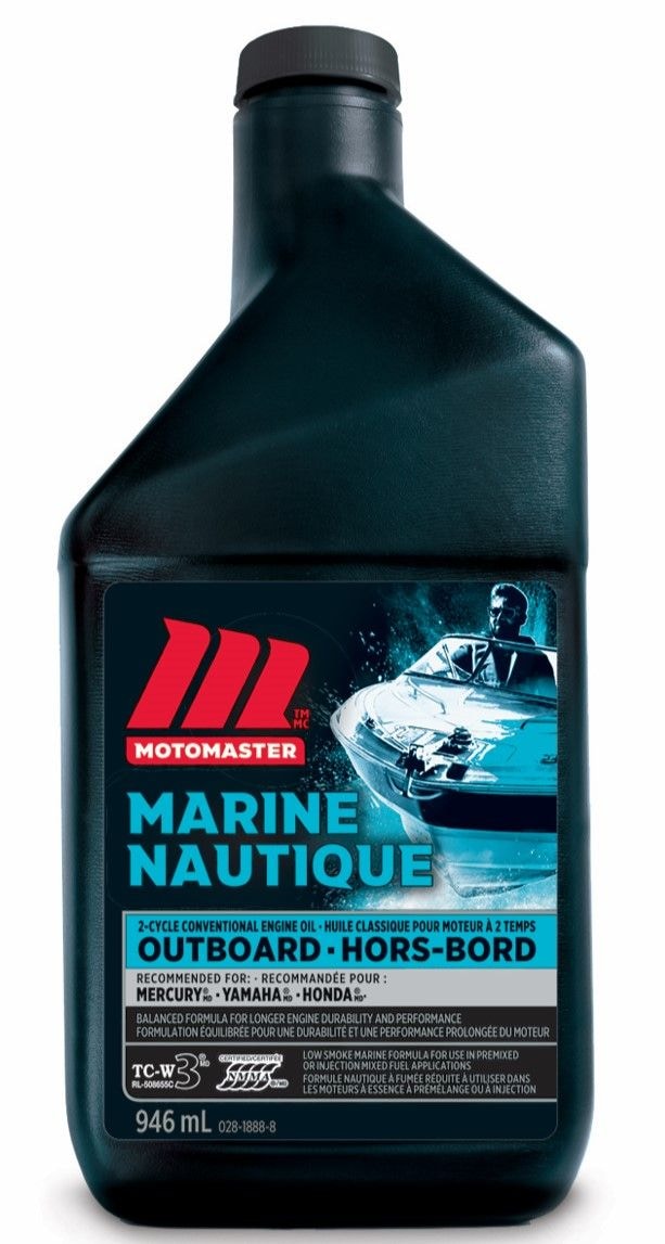 2-Cycle Outboard Engine Oil, 946-ml O3Q3