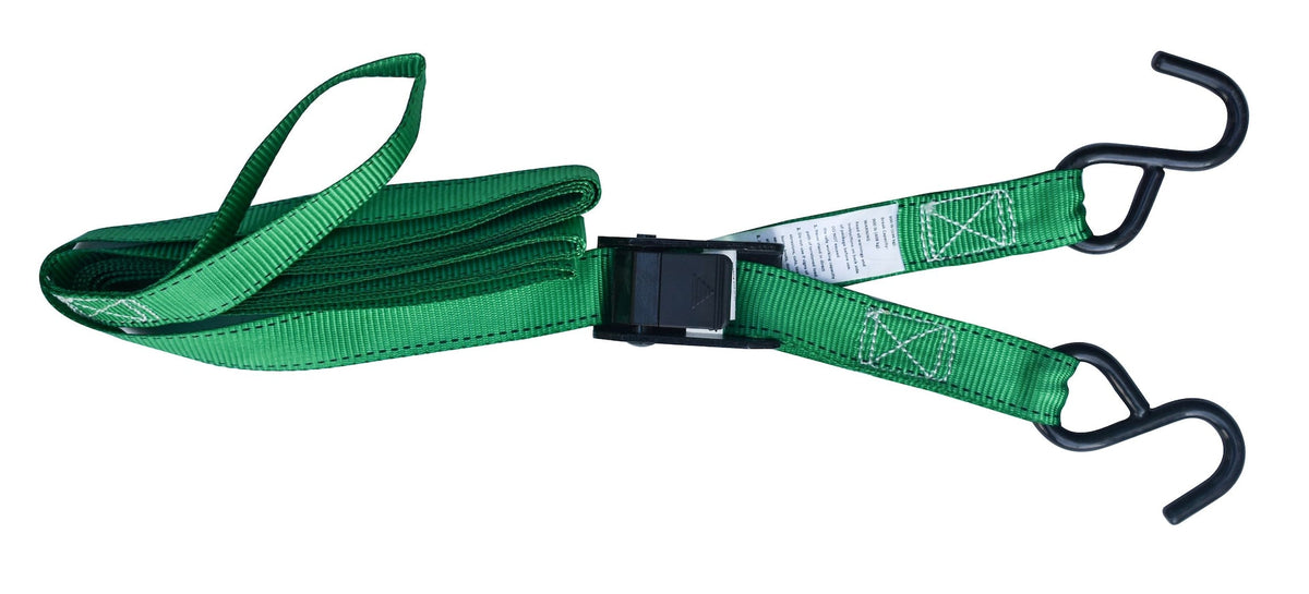 900-lb Cambuckle Tie-Down Straps, Weatherproof, 1-in x 10-ft, 4-pk F3E8 - product image 5
