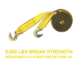 9,000-lb Tow Strap with Rust-Resistant Hooks, 2-in x 20-ft C0G5 - product image 3