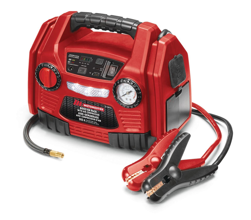 Booster Pack/Jump Starter, with Air Compressor, 900 Peak Amp, 12V Z9B6