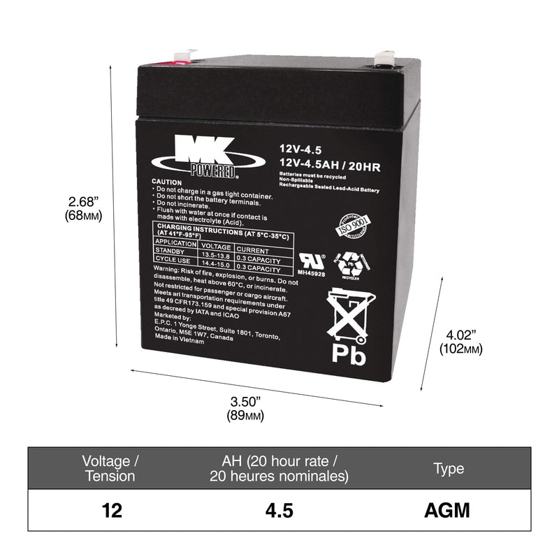 ELIMINATOR AGM Group Size 49 (H8/L5) Battery, 850 CCA T0Z0