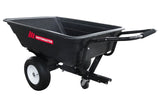 Poly Bed Utility Trailer Cart with Steel Frame, Black, 500-lb X5M8 - product image 2
