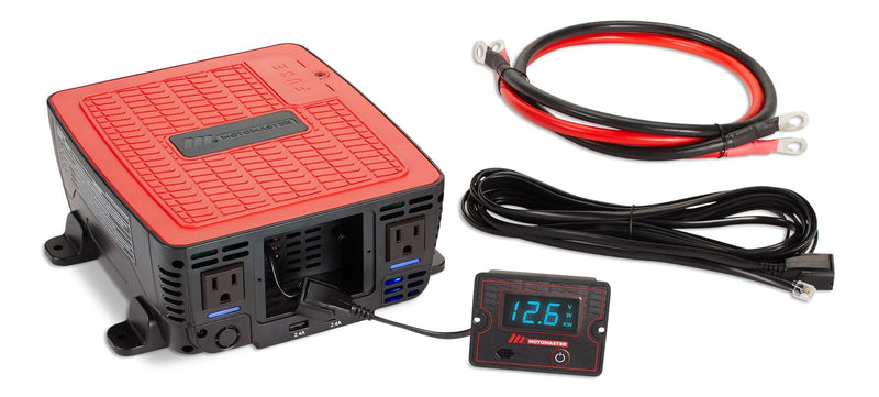 Power Inverter, 1500W, Includes Battery Cables G9W3