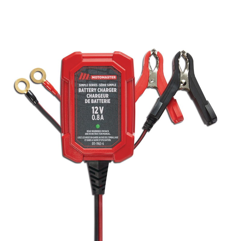 Simple Series Smart Battery Charger/Maintainer, Fully Automatic, 0.8-Amp, 12V L7M7