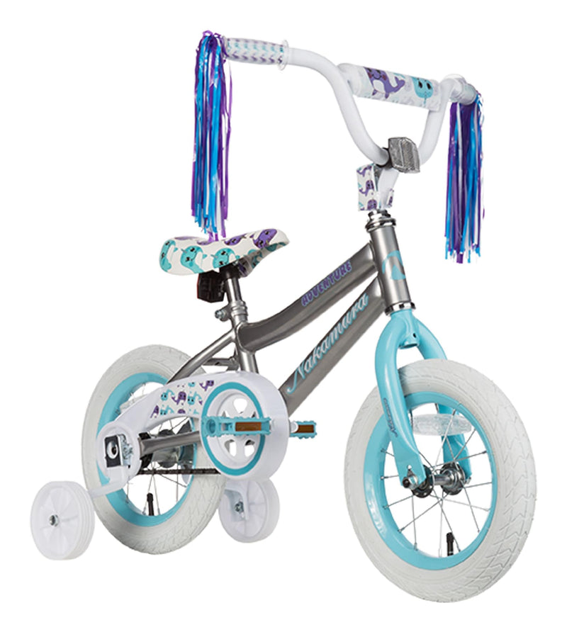 Adventure Kid's Bike, Silver, 12-in I8U5