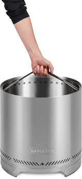 Timberwolf Outdoor Smokeless Multi-Fuel Fire Pit, Stainless Steel, 22-in U7V7 - product image 4