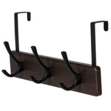 13.3" Traditional Wall 3 Hook Rack, Brown E0M6 - product image 1