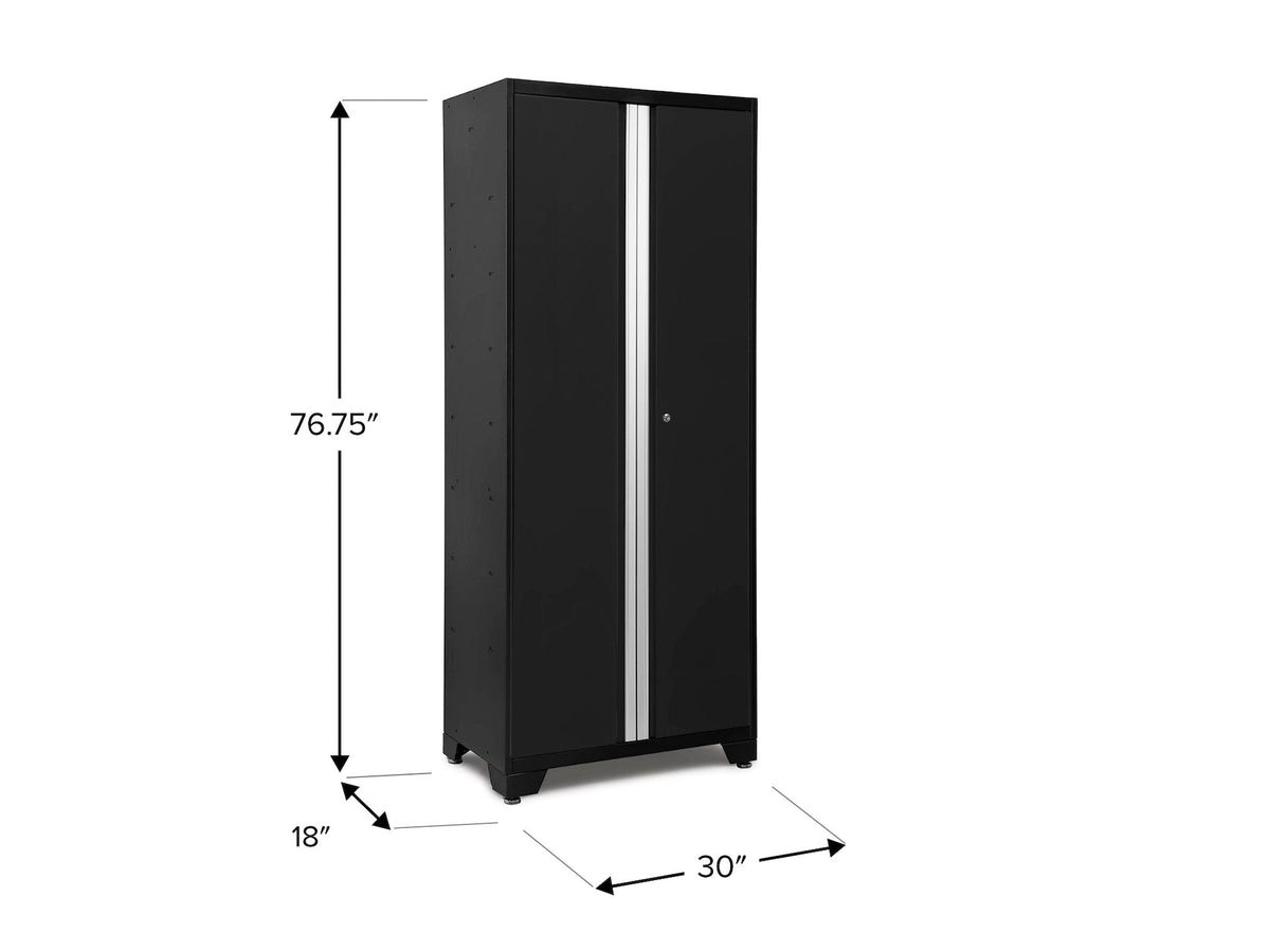 Bold Series 24-Gauge Steel RTA Storage Locker with 3 Shelves, Black, 30-in V6T2 - product image 5