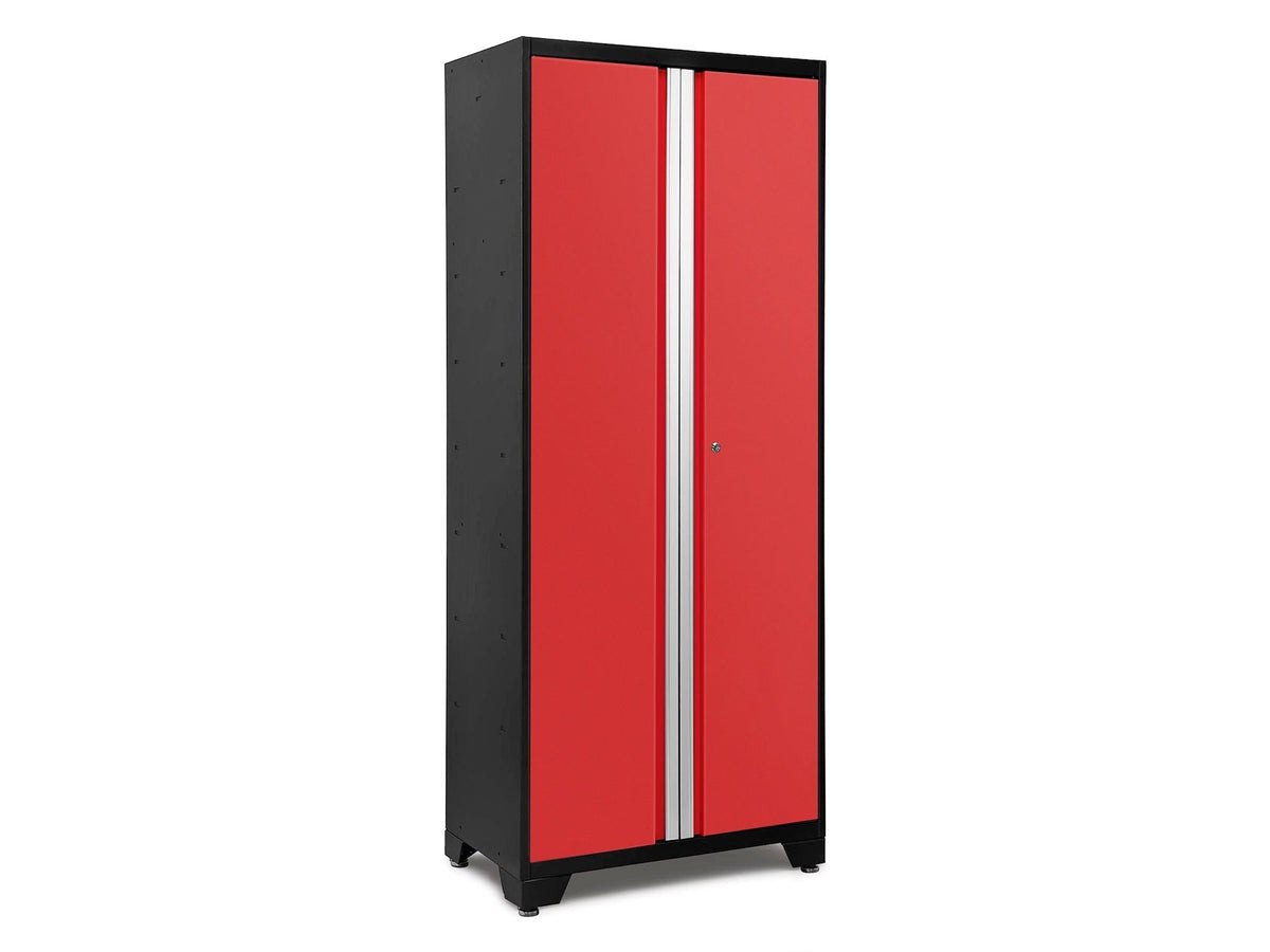 Bold Series 24-Gauge Steel RTA Storage Locker with 3 Shelves, Black/Red, 30-in V8O7 - product image 3