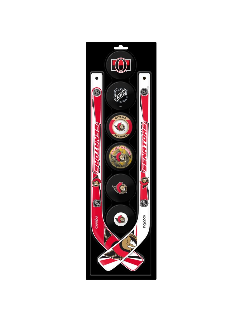 Hockey Pucks & Sticks Set, 8-pc I1E1 - product image 1