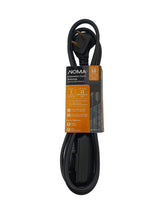 5' 16/2 Light Duty Extension Cord with 3 Outlets, Black W5U6 - product image 1