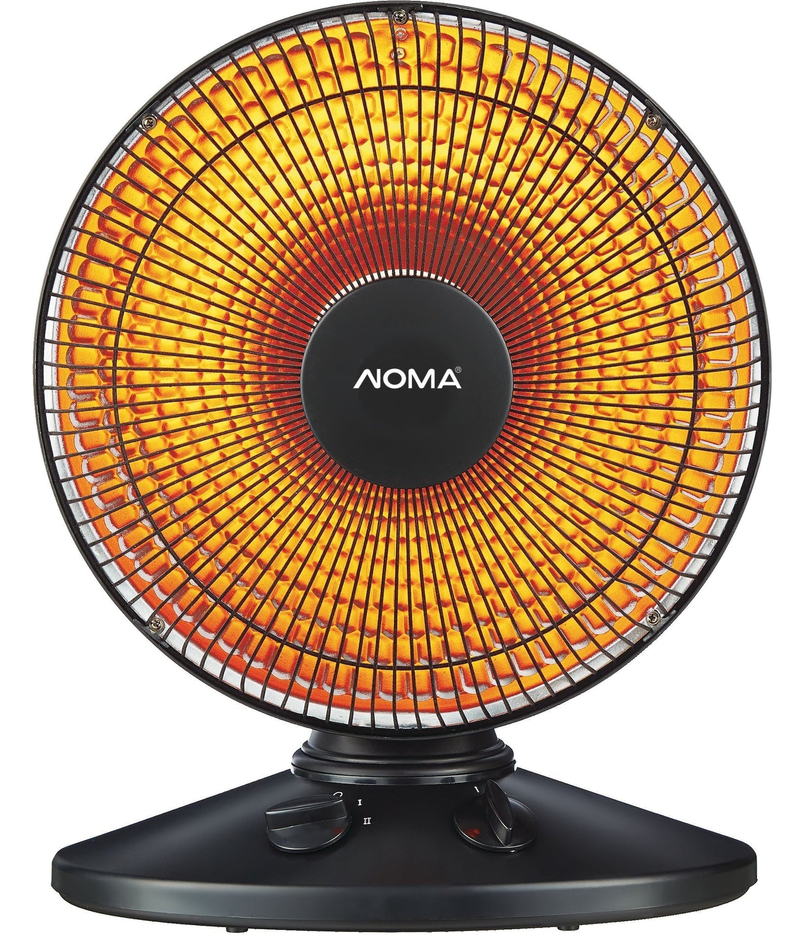 Oscillating Parabolic Dish Portable Radiant Electric Space Heater, 1000W, Black J4O0 - product image 2