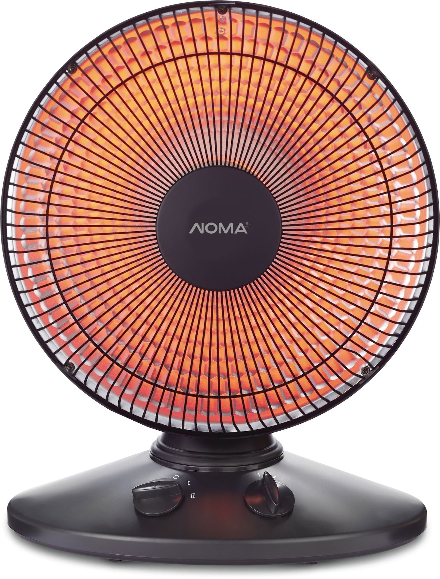 Oscillating Parabolic Dish Portable Radiant Electric Space Heater, 1000W, Black J4O0 - product image 3