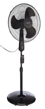 Oscillating Pedestal/Stand Fan with Remote Control, 3-Speed, Black, 18-in M4I9 - product image 3