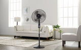 Oscillating Pedestal/Stand Fan with Remote Control, 3-Speed, Black, 18-in M4I9 - product image 7