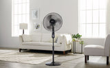 Oscillating Pedestal/Stand Fan with Remote Control, 3-Speed, Black, 18-in M4I9 - product image 8