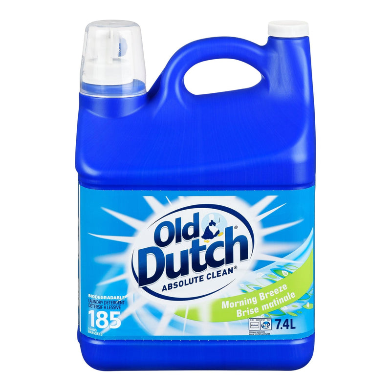 Dutch Absolute Clean Liquid Laundry Detergent, Morning Breeze Scent, 185-Load, 7.4-L B5N9