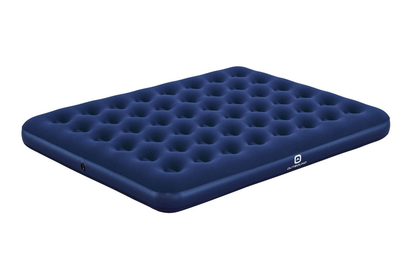 Queen Single-High Inflatable Air Mattress/Airbed with Flocked Top & Repair Kit U8J7