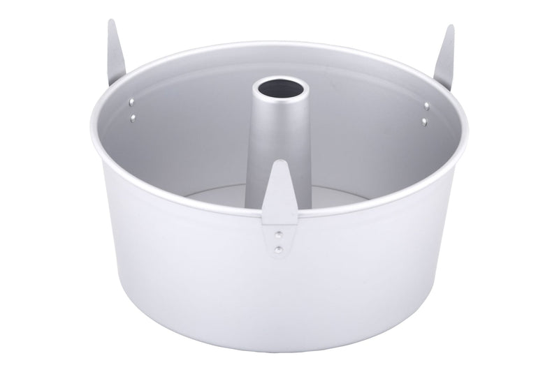 Professional Uncoated Aluminum Angel Food Cake Pan, Silver Y8R3