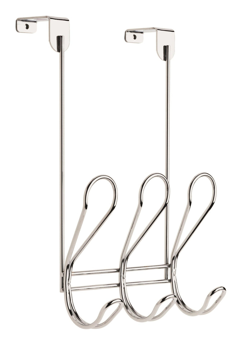 Dolen Steel 3-Hook Over the Door Rail, Assorted Colours F7O5