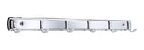 Stainless Steel 6-Hook Rail, Chrome, 19-in J2N5 - product image 1