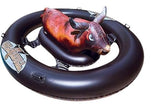 Inflatabull Inflatable Bull Ride-On Lake/Pool Float Toy, Brown Z4E7 - product image 1