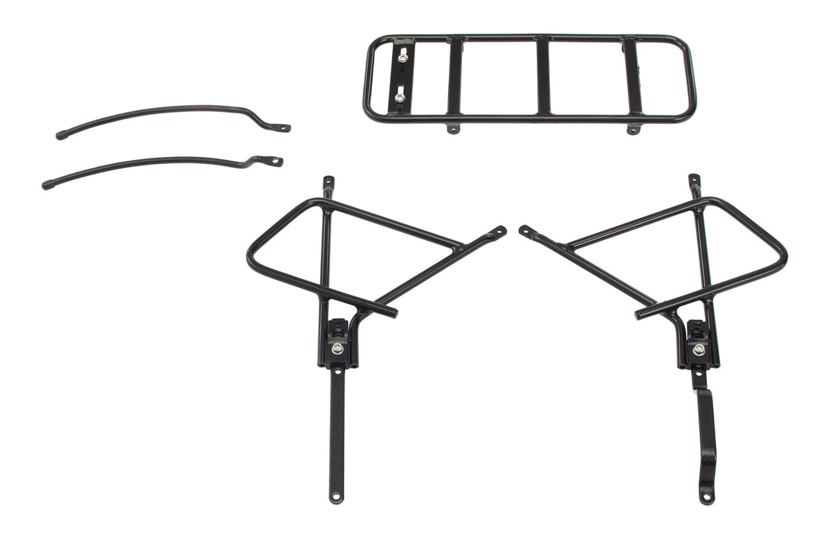 Adjustable Rear Bike Rack, Lightweight, Aluminum, Black M8K0 - product image 1