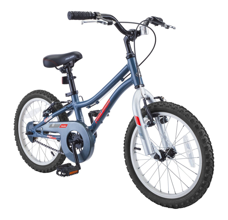 Vibe Kids' Bike with Alloy V-brakes, 16-in, Grey/Blue E6M6