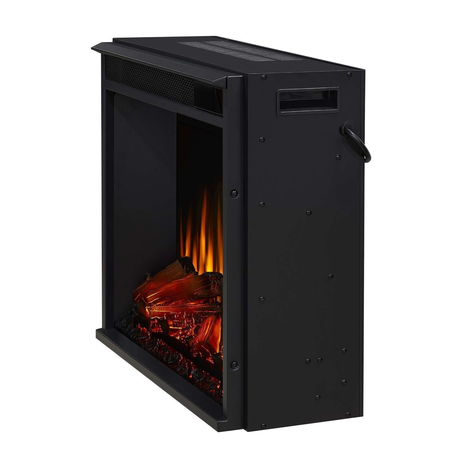 Flame Fresno Electric Media Indoor Electric Fireplace TV Stand, 72-in, 1500W, White S5V6 - product image 4