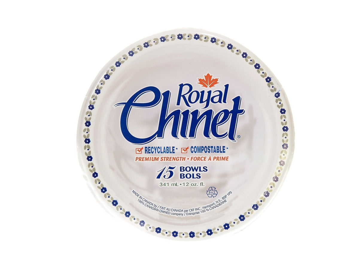 Chinet Disposable Paper Bowls, 11.5-oz, 15-pk Y9H6 - product image 1
