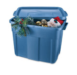Roughneck Stackable Storage Box with Lid, 68-L, Blue L3H7 - product image 4