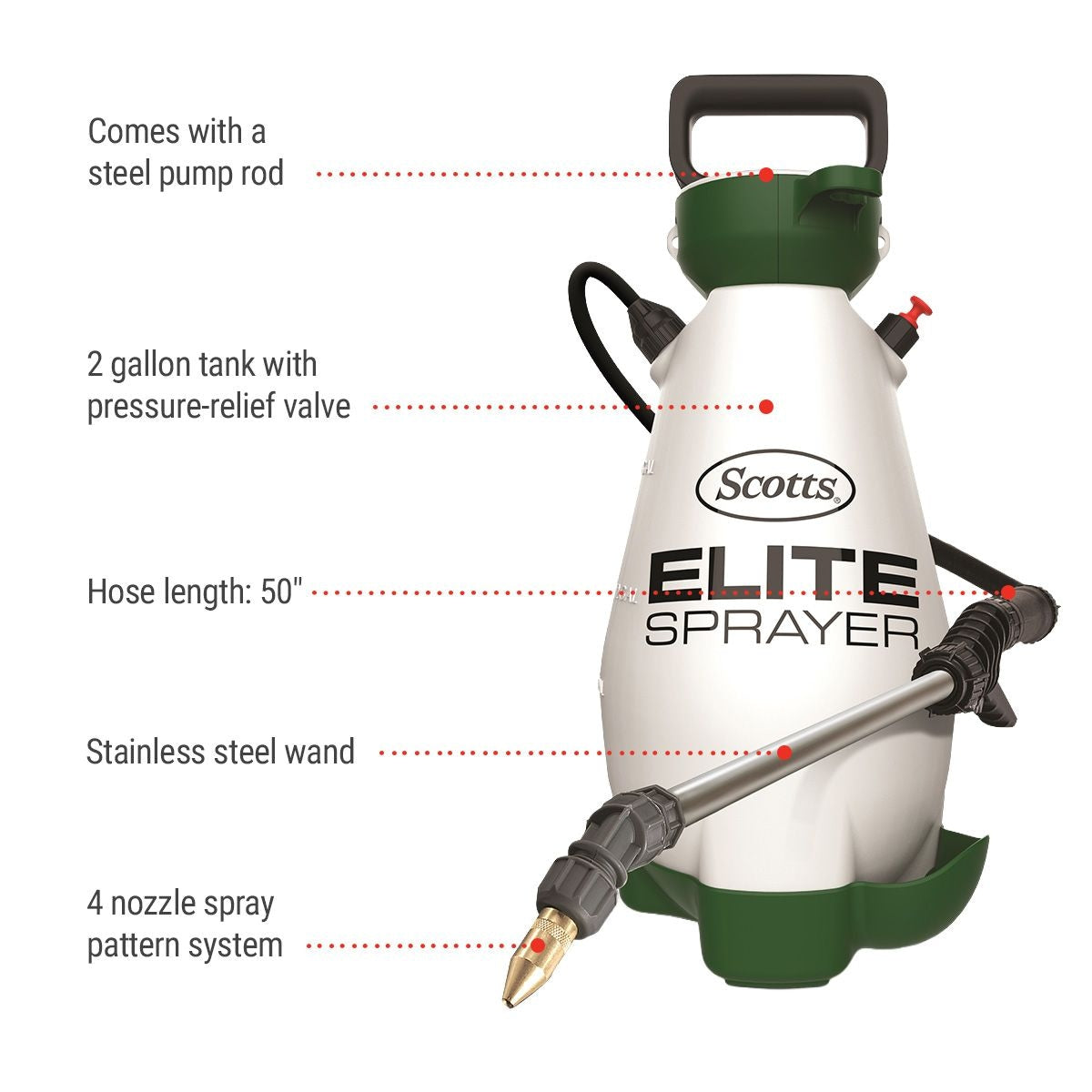 Elite Garden Pump Sprayer, 9.09-L W8N5 - product image 2